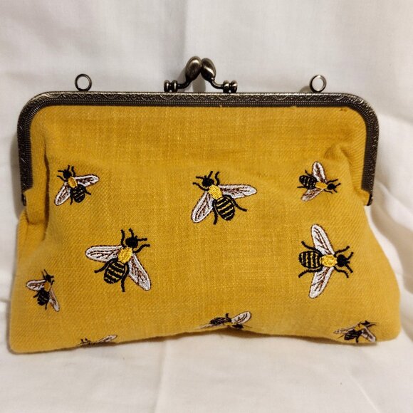 Handbags - Bumble Bee Embroidered Bag